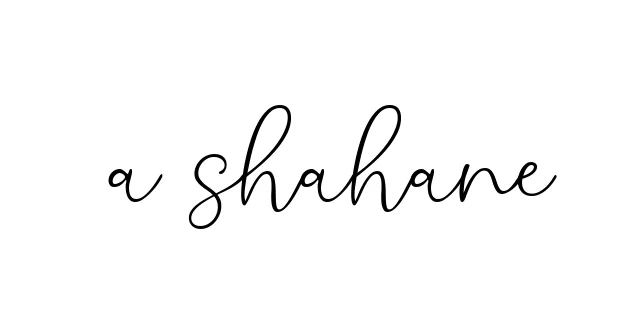 Handwritten Signature for A-shahane - Style 147 Online