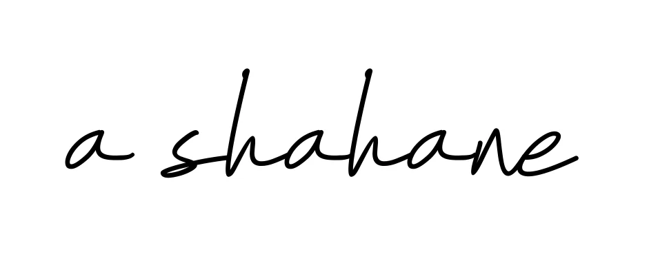 Handwritten Signature for A-shahane - Style 155 Online