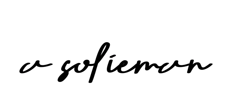 Handwritten Signature for A-solieman - Style 135 Online