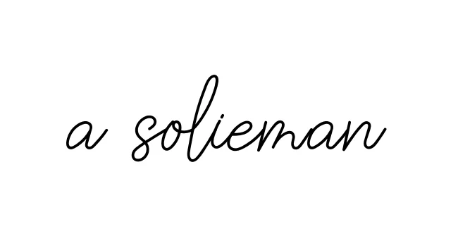 Handwritten Signature for A-solieman - Style 145 Online