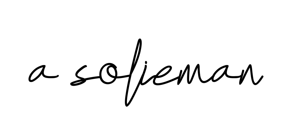 Handwritten Signature for A-solieman - Style 155 Online