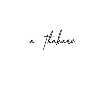 Handwritten Signature for A-thakare - Style 139 Online
