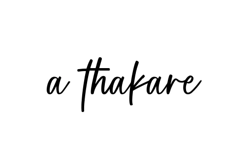 Handwritten Signature for A-thakare - Style 142 Online