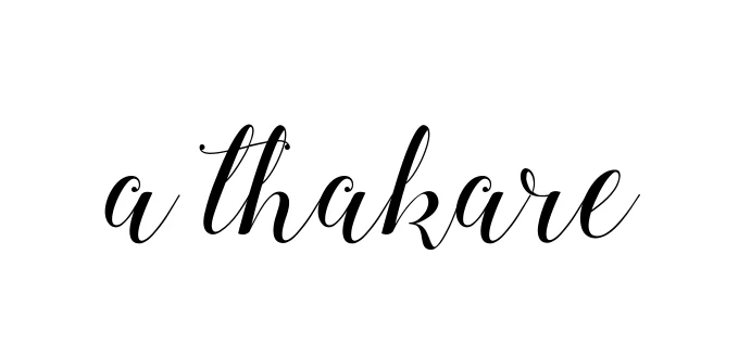 Handwritten Signature for A-thakare - Style 144 Online