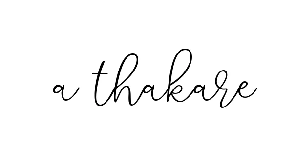 Handwritten Signature for A-thakare - Style 147 Online
