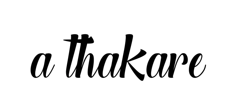 Handwritten Signature for A-thakare - Style 148 Online