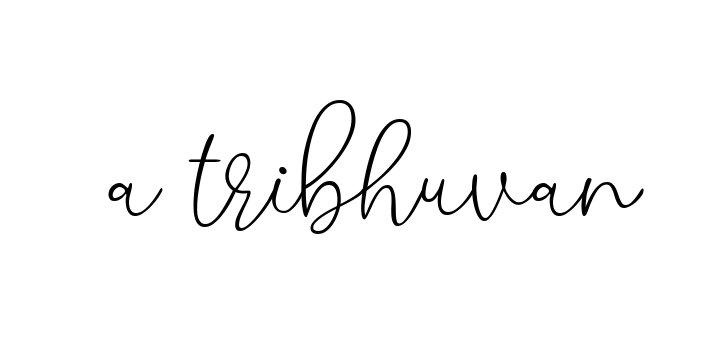A-tribhuvan signature