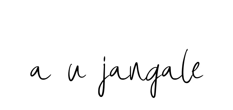 Handwritten Signature for A-u-jangale - Style 146 Online