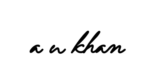 Handwritten Signature for A-u-khan - Style 137 Online