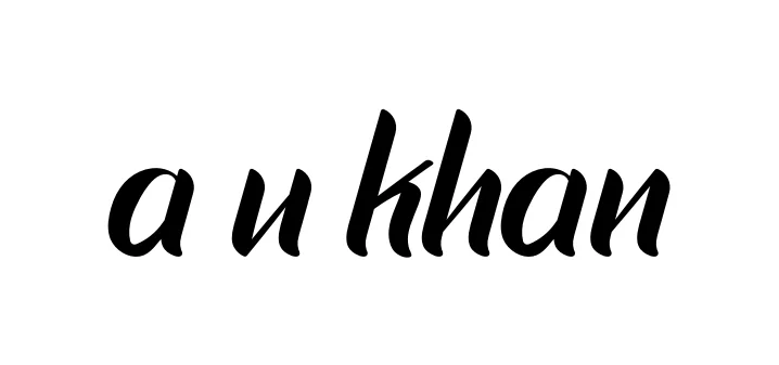 Handwritten Signature for A-u-khan - Style 153 Online