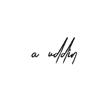 Handwritten Signature for A-uddin - Style 133 Online