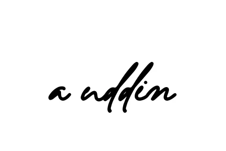 Handwritten Signature for A-uddin - Style 137 Online