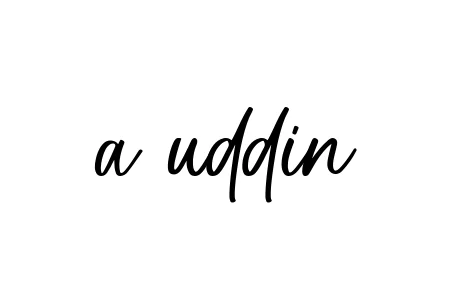 Handwritten Signature for A-uddin - Style 142 Online