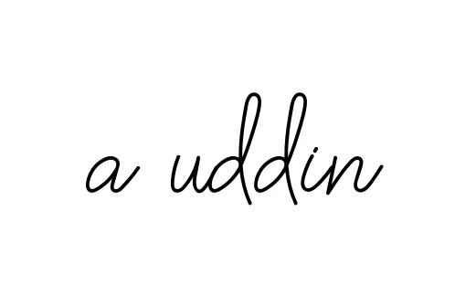 Handwritten Signature for A-uddin - Style 145 Online