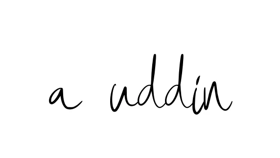 Handwritten Signature for A-uddin - Style 146 Online
