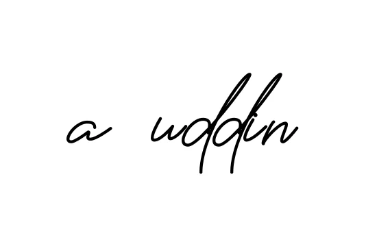 Handwritten Signature for A-uddin - Style 150 Online