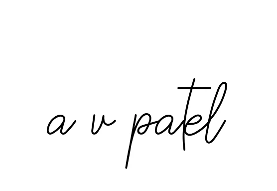 Handwritten Signature for A-v-patel - Style 145 Online
