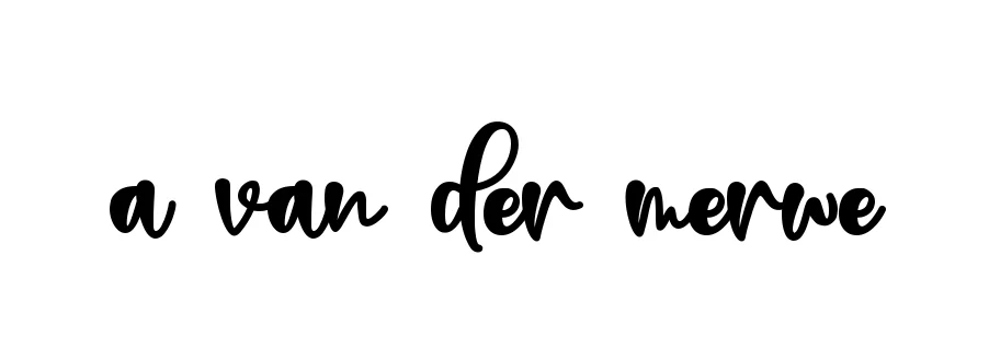 Handwritten Signature for A-van-der-merwe - Style 136 Online