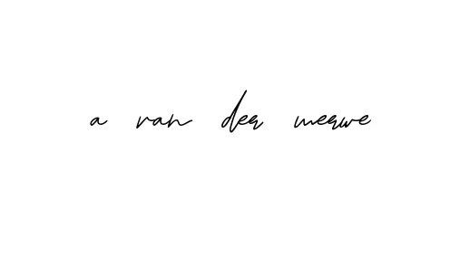 Handwritten Signature for A-van-der-merwe - Style 139 Online