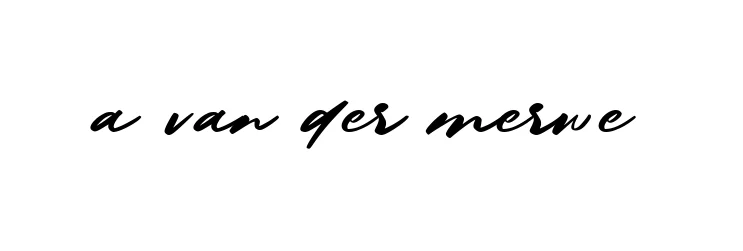 Handwritten Signature for A-van-der-merwe - Style 140 Online