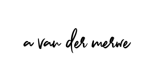 Handwritten Signature for A-van-der-merwe - Style 141 Online