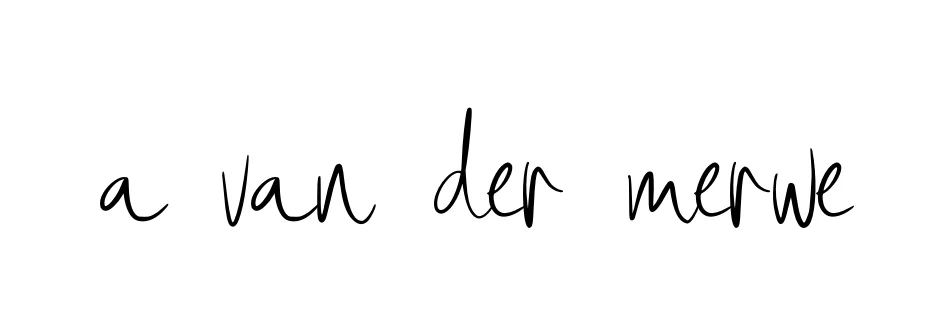 Handwritten Signature for A-van-der-merwe - Style 146 Online