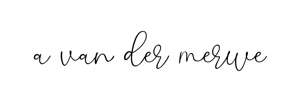 Handwritten Signature for A-van-der-merwe - Style 147 Online