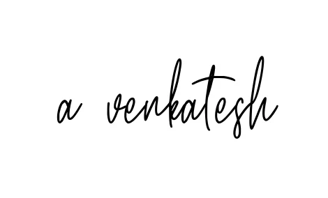 Handwritten Signature for A-venkatesh - Style 154 Online