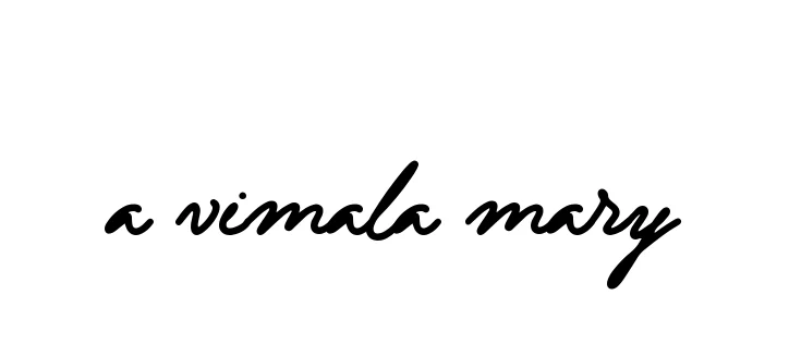 Handwritten Signature for A-vimala-mary - Style 137 Online