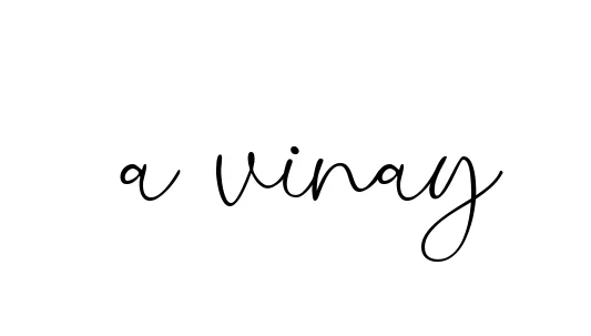 Handwritten Signature for A-vinay - Style 147 Online
