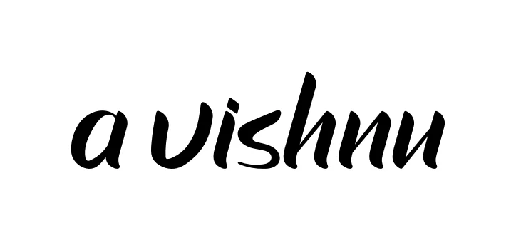 Handwritten Signature for A-vishnu - Style 153 Online