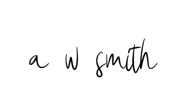 Handwritten Signature for A-w-smith - Style 146 Online