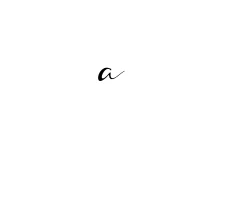 Handwritten Signature for A - Style 132 Online