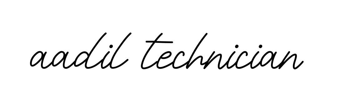 Aadil-technician signature
