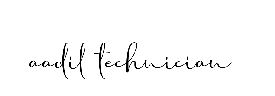 Aadil-technician signature