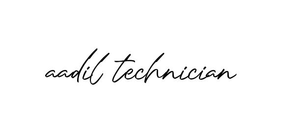 Aadil-technician signature