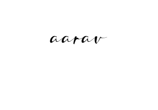 Handwritten Signature for Aarav - Style 132 Online