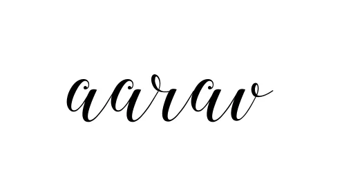 Handwritten Signature for Aarav - Style 144 Online