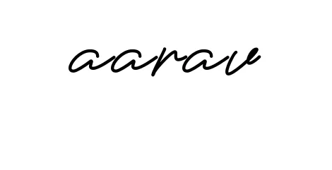 Handwritten Signature for Aarav - Style 150 Online