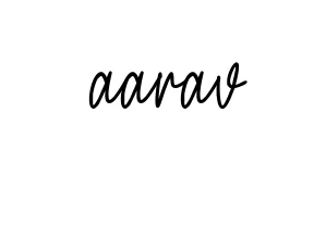 Handwritten Signature for Aarav - Style 154 Online