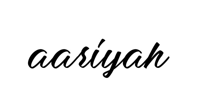 Aariyah signature