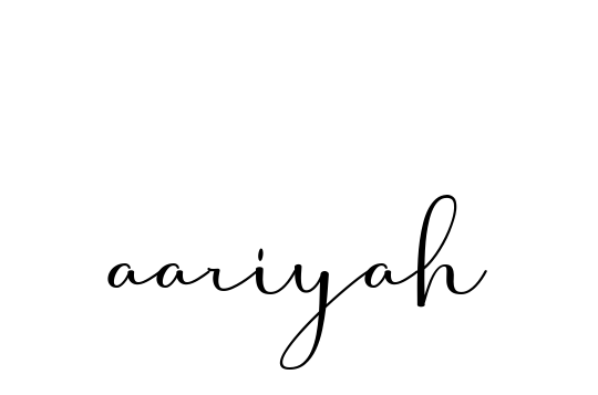 Aariyah signature