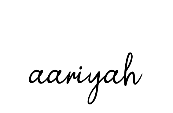 Aariyah signature