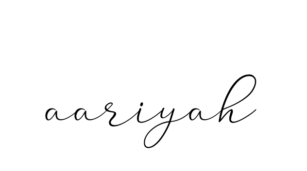 Aariyah signature
