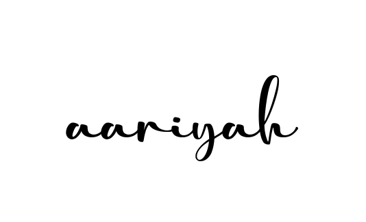 Aariyah signature