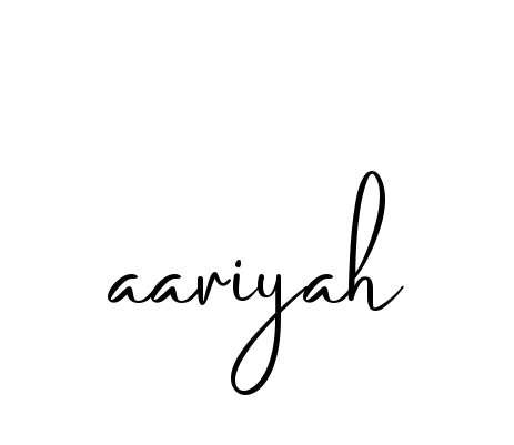 Aariyah signature