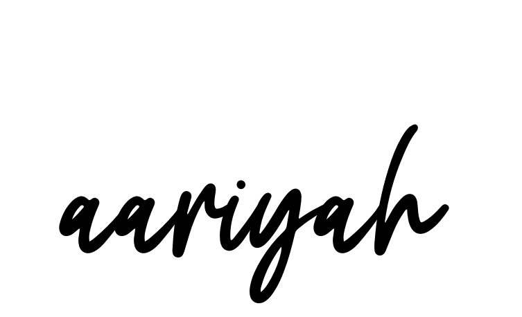 Aariyah signature