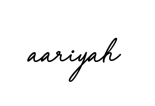 Aariyah signature