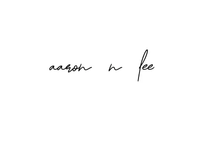 Handwritten Signature for Aaron-n-lee - Style 139 Online