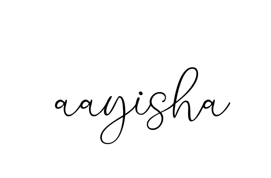 Handwritten Signature for Aayisha- - Style 147 Online